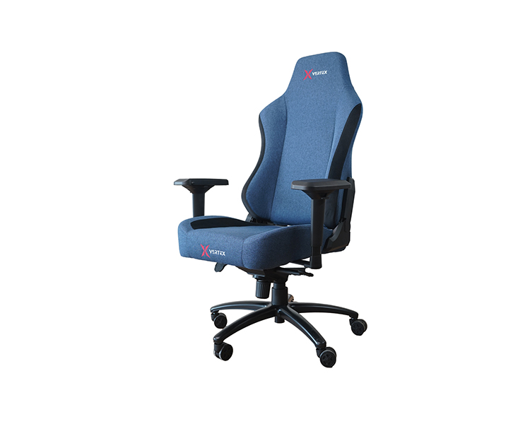 Gaming Chair: Vertex Nebula Gaming Chair Blue Fabric